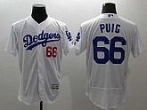 Los Angeles Dodgers #66 Yasiel Puig White 2016 Flexbase Collection Stitched Jersey,baseball caps,new era cap wholesale,wholesale hats